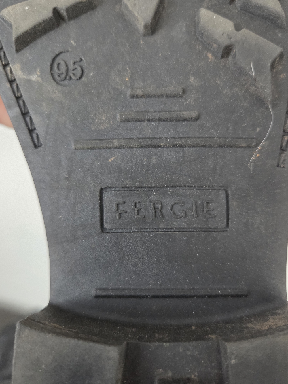 Fergie Men's Black Boot - Rugged Sole - Picture 2 of 3